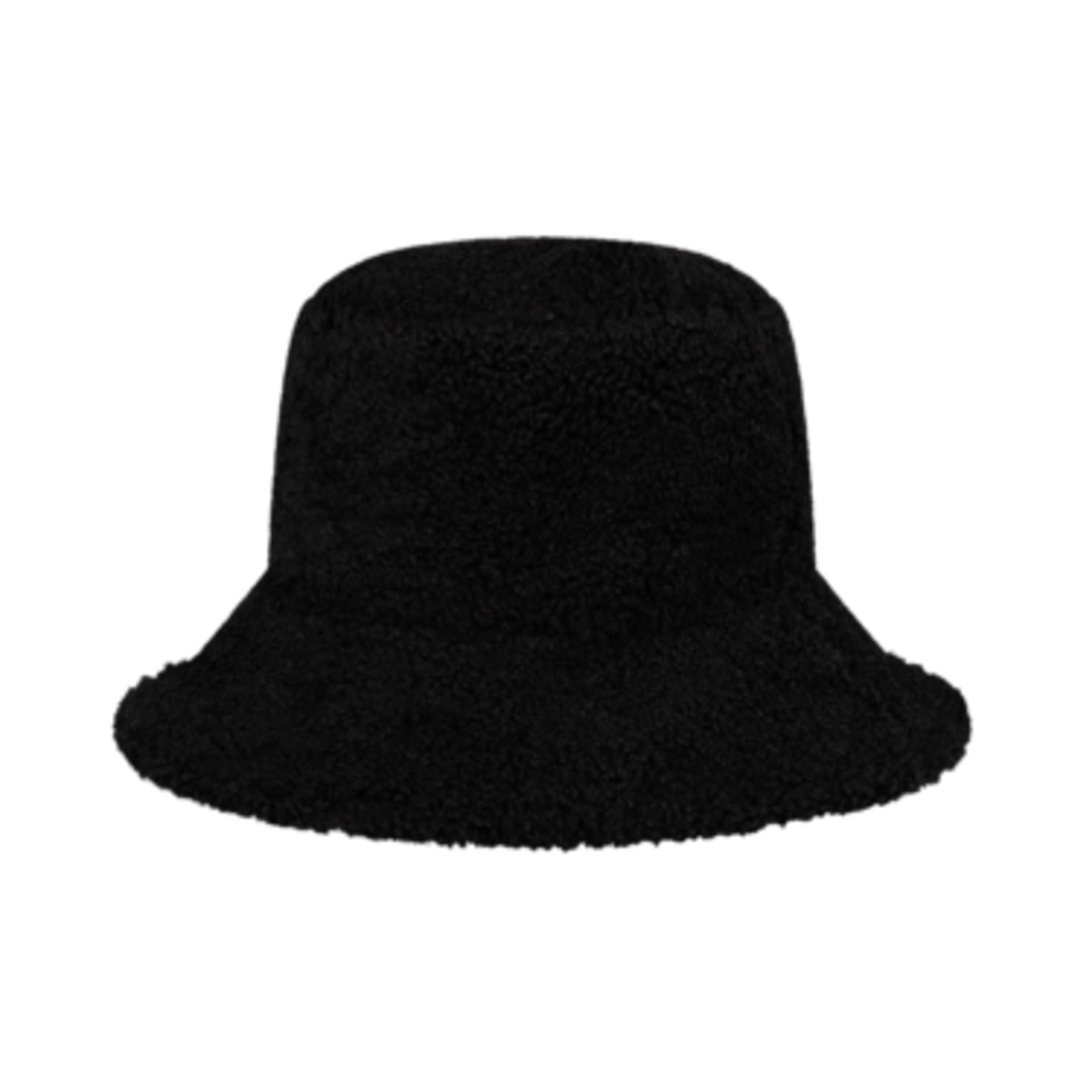 Black Reversible Sherpa Bucket Hat - Bellevue