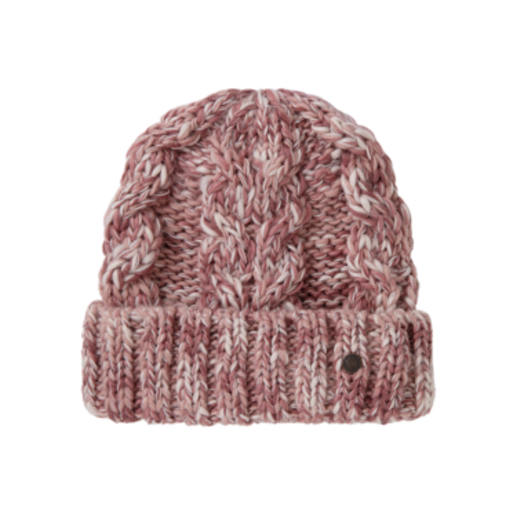 Blush Cable Knit Yarn Beanie - Aria