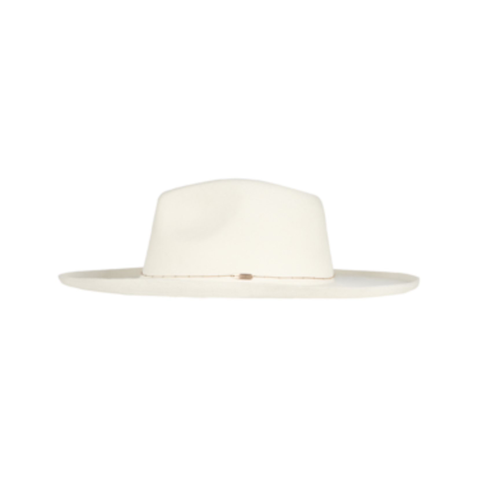 White Wide Brim Fedora - Canyon