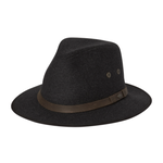 Charcoal Wool Safari Hat - Kosciuszko