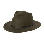 Olive Universal Wide Brim Fedora - Goodwin
