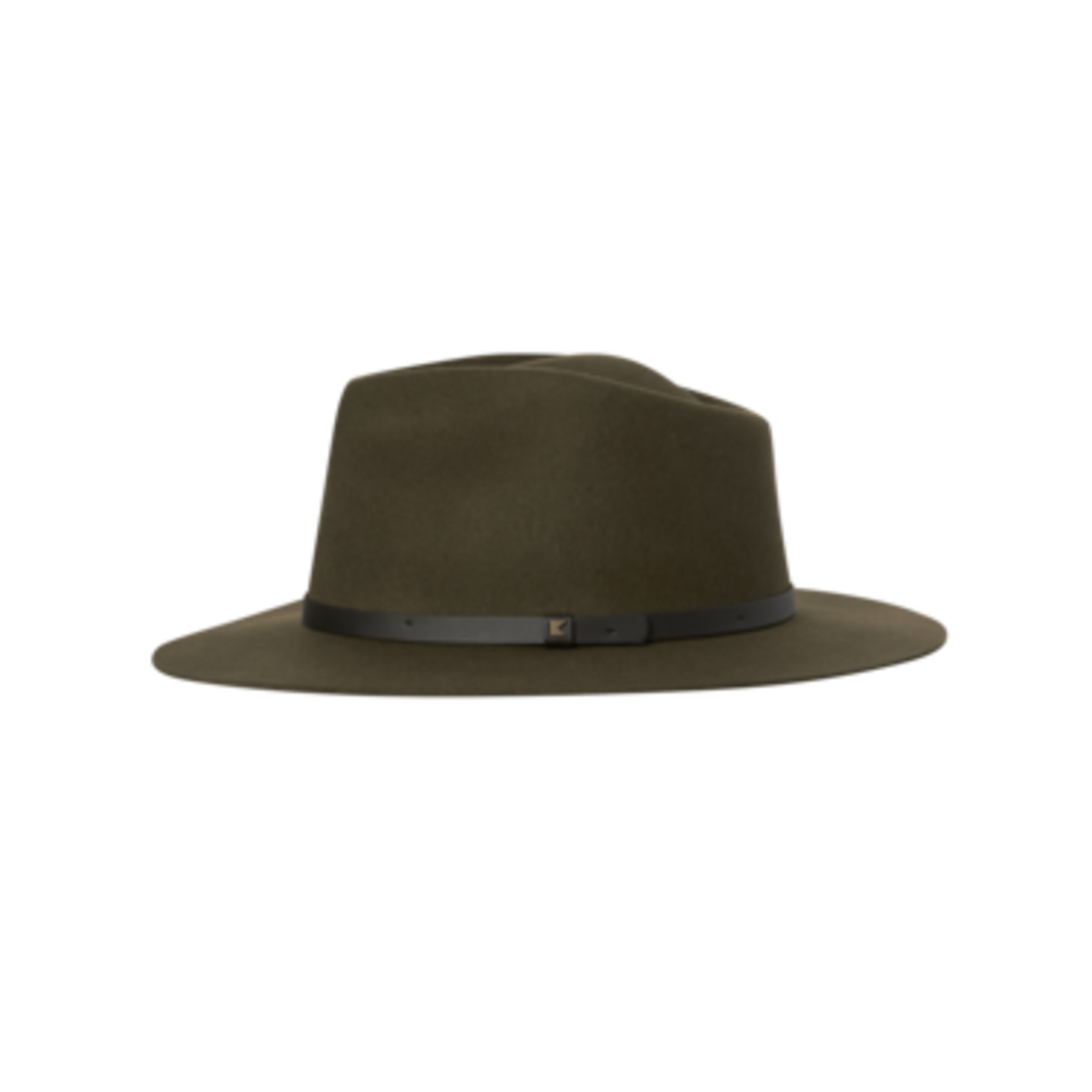 Olive Universal Wide Brim Fedora - Goodwin