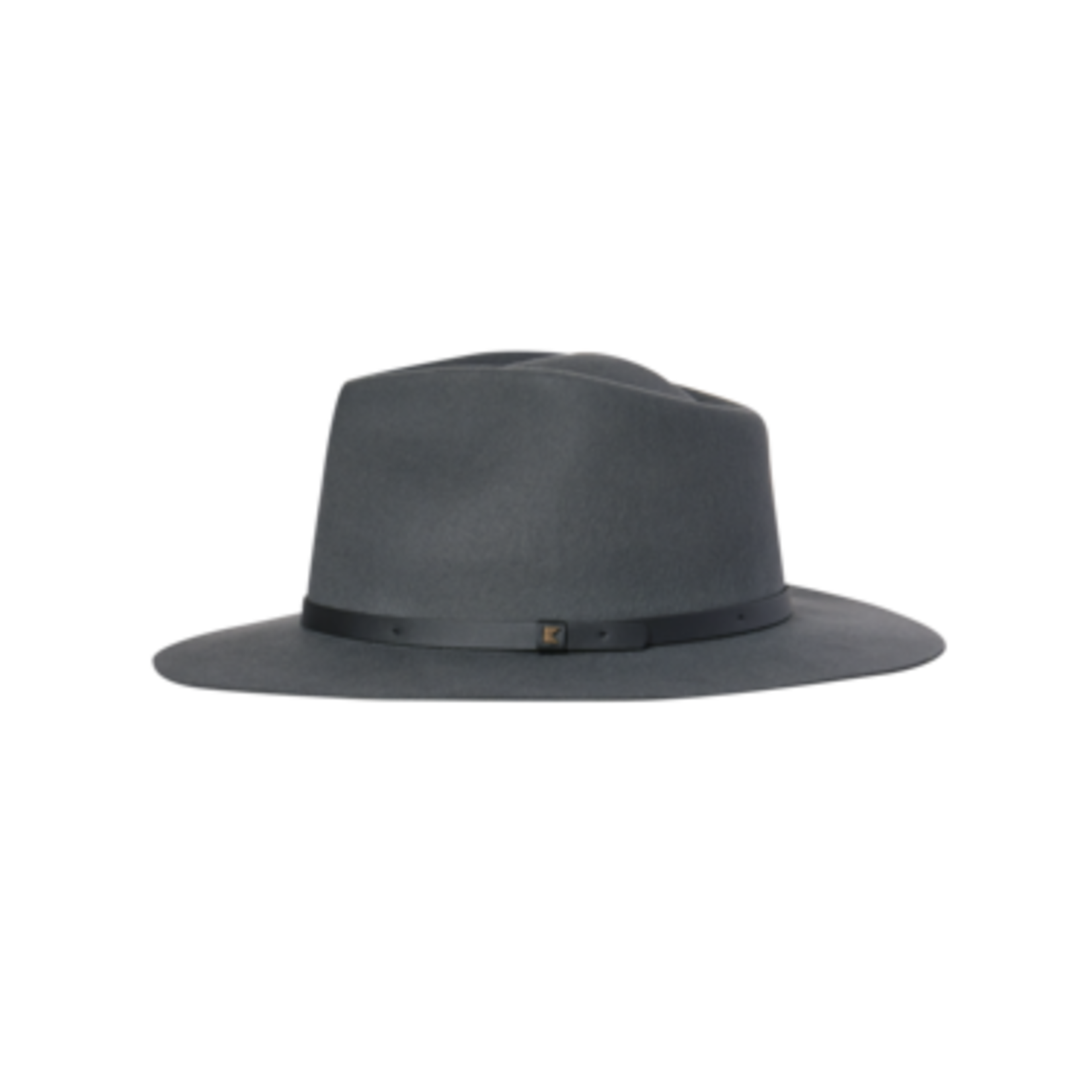 Steel Blue Universal Wide Brim Fedora - Goodwin