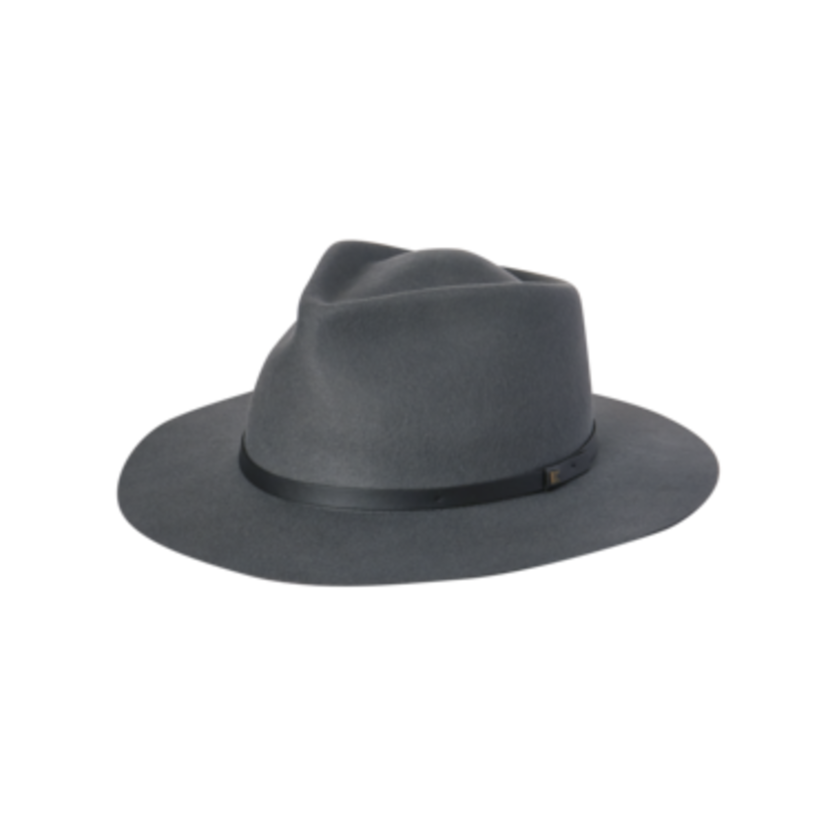 Steel Blue Universal Wide Brim Fedora - Goodwin