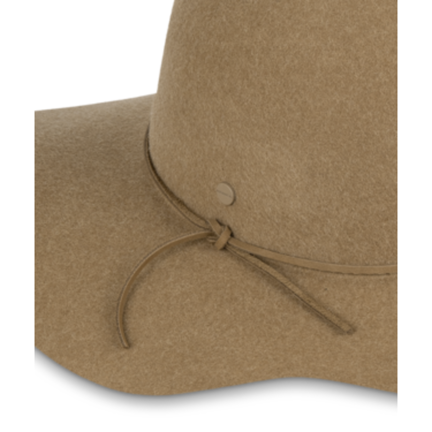 Tan Wide Floppy Brim Hat - Meredith