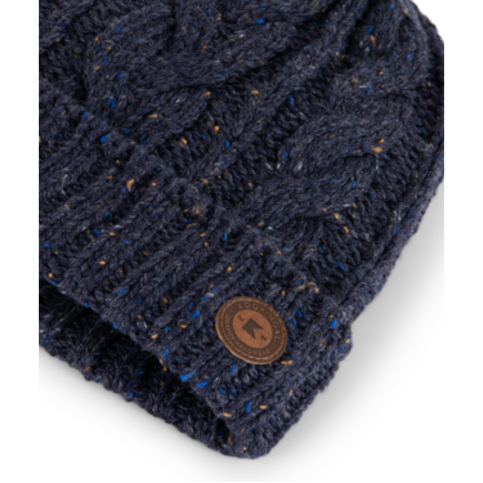 Navy Blue Chunky Wool Beanie - Eddard