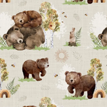 Bear Nap Baby Blanket