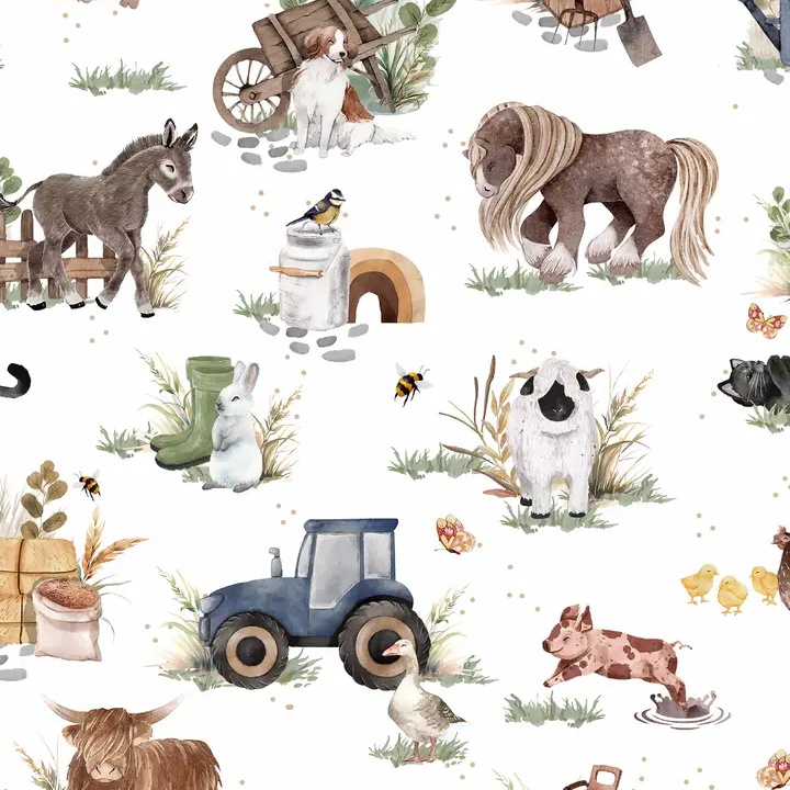 Farm Fable Baby Blanket