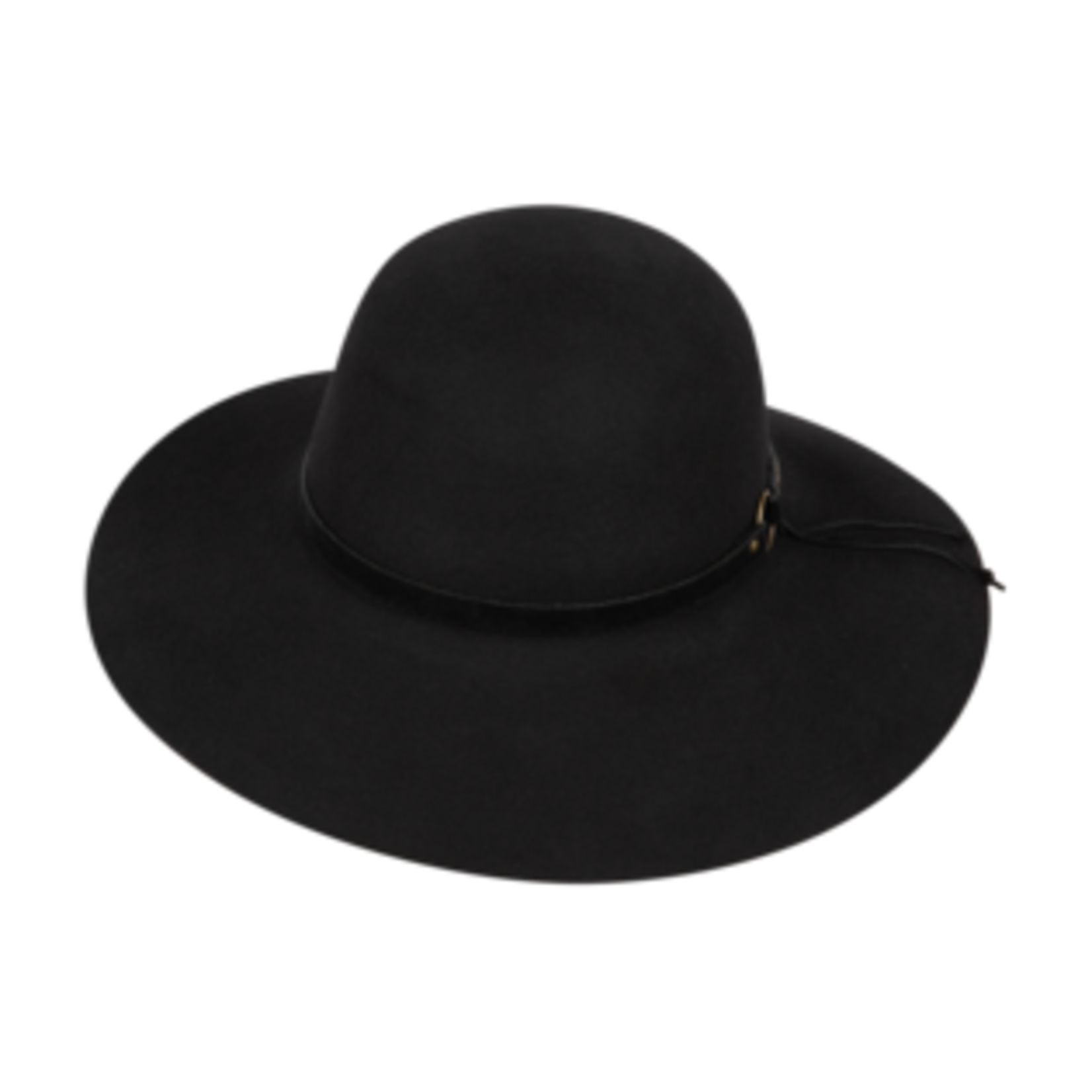 Black Floppy Wide Brim Hat - Forever After
