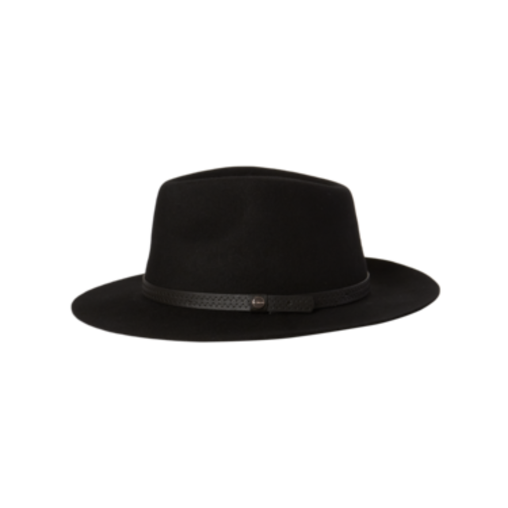 Black Mid Brim Hat - Kallie