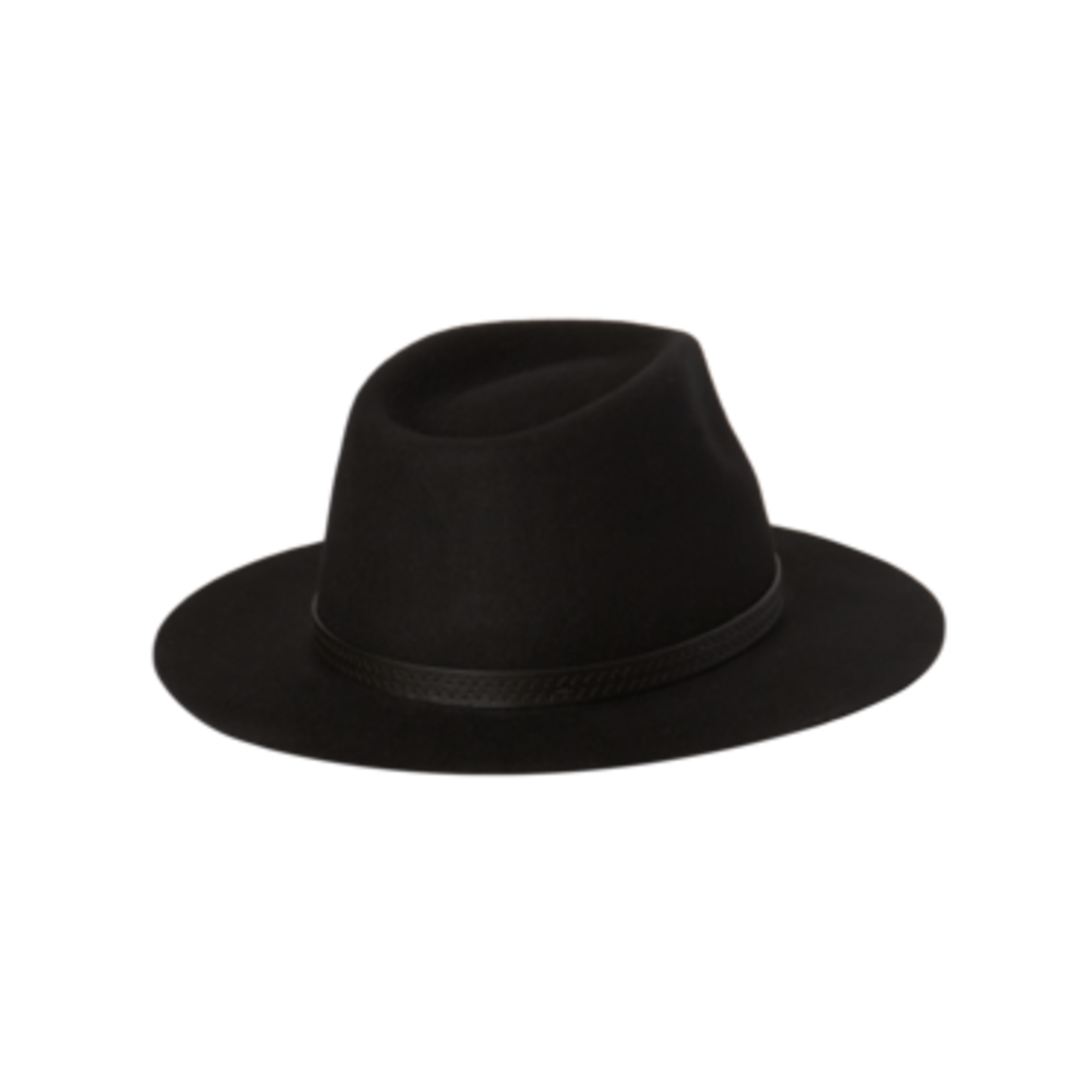 Black Mid Brim Hat - Kallie