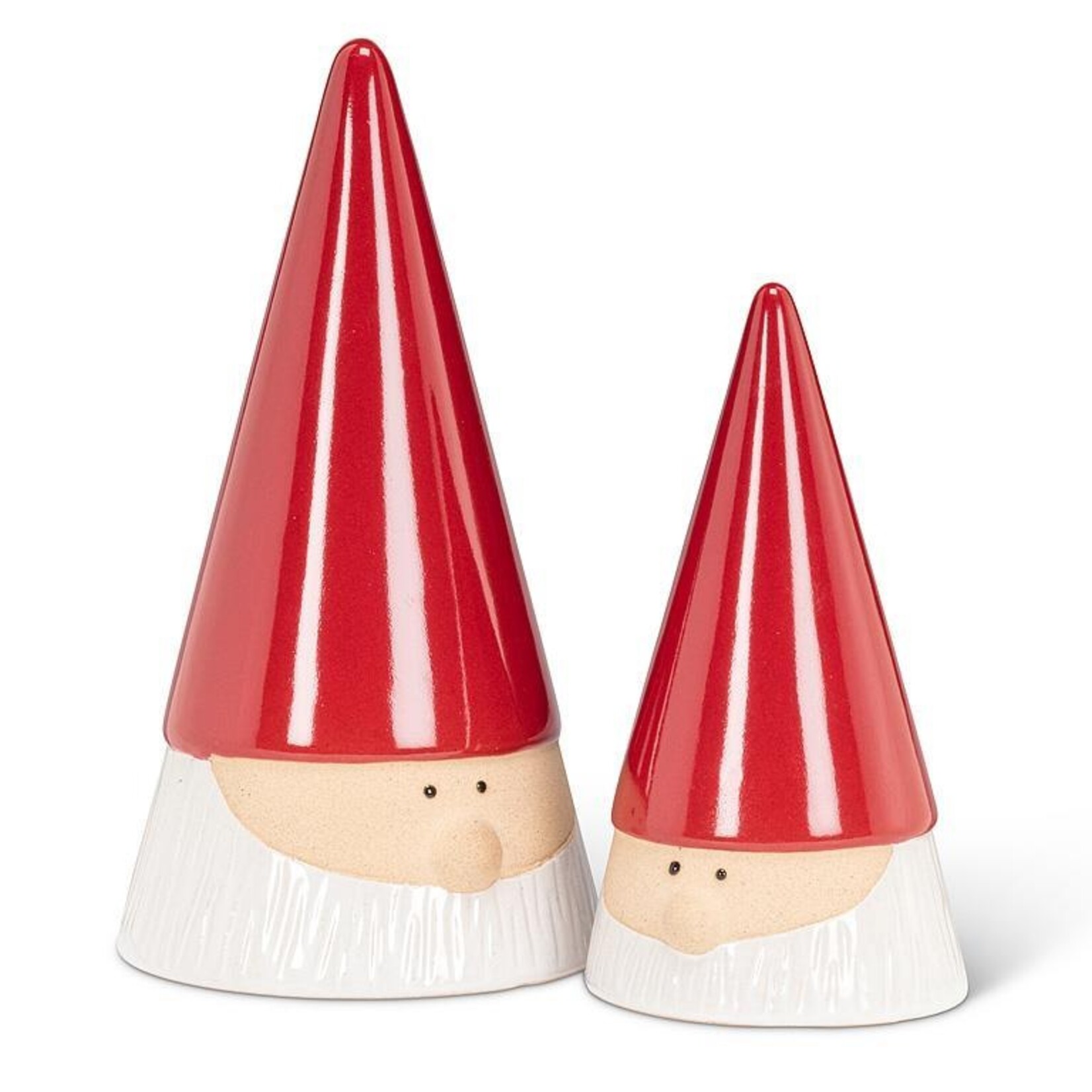 Stoneware Cone Hat Santa - Medium