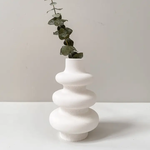 Concrete Bubble Ring Bud Vase