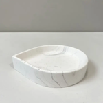 Black & White Marble Concrete Jewelry Tray