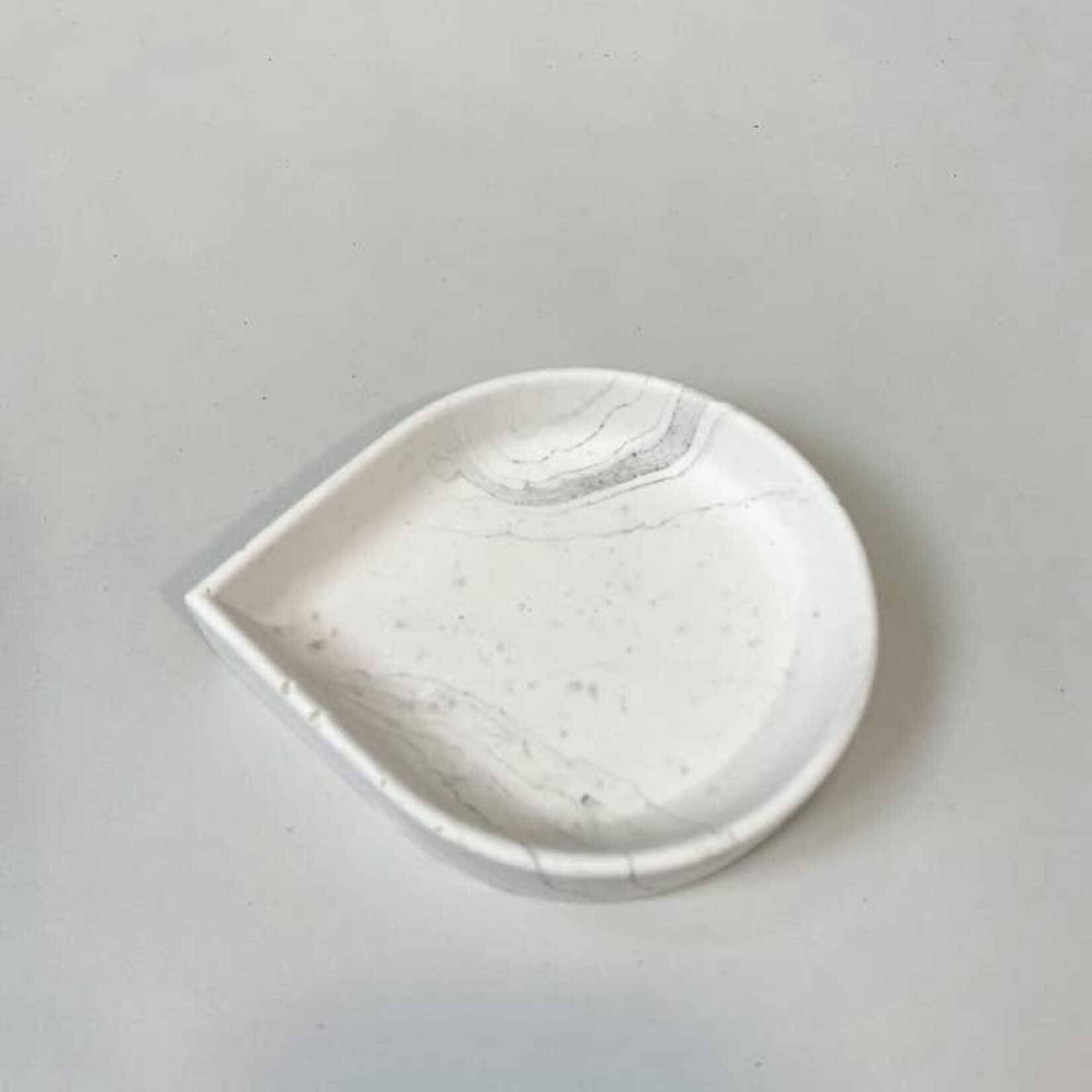 Black & White Marble Concrete Jewelry Tray