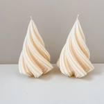 Christmas Tree Pillar Candle - Warm Vanilla Sugar