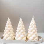 Christmas Tree Bubble Candle - Wood Sage & Sea Salt