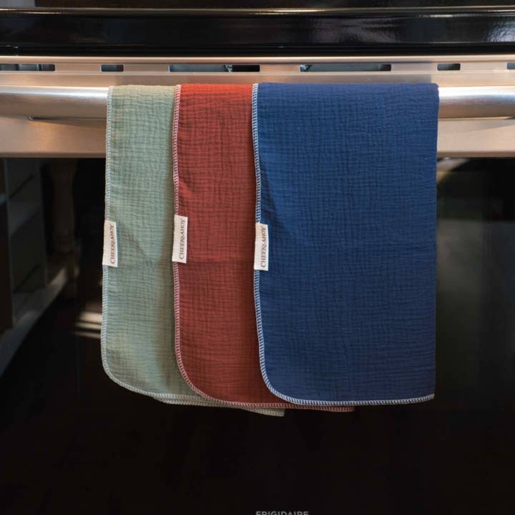 Organic Cotton Muslin Kitchen Towel - Nutmeg