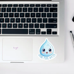 Drink More Water Sticker