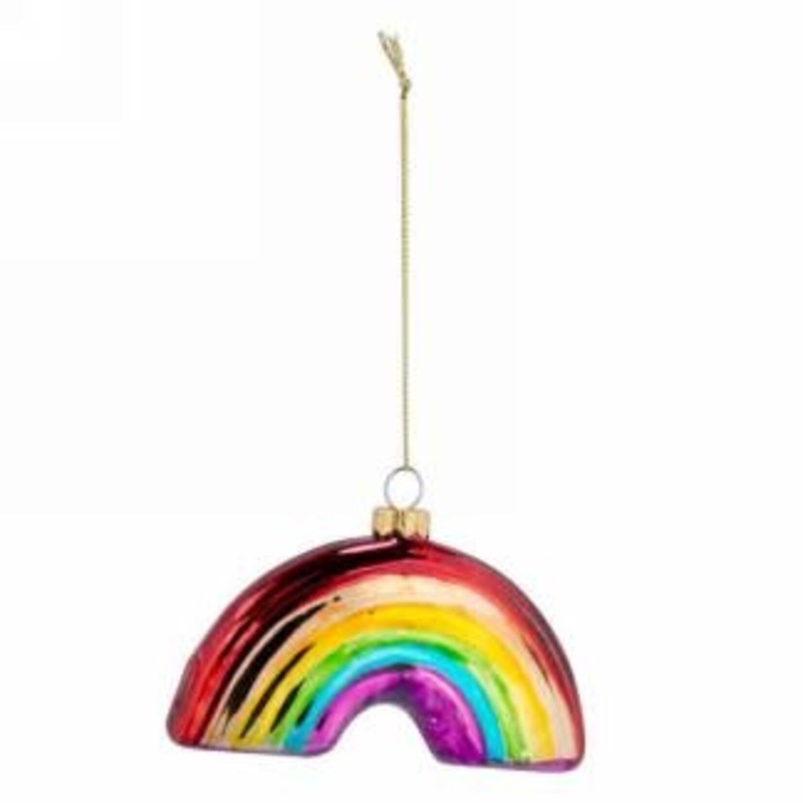 Glass Rainbow Ornament