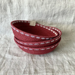 Maroon Trinket Rope Bowl