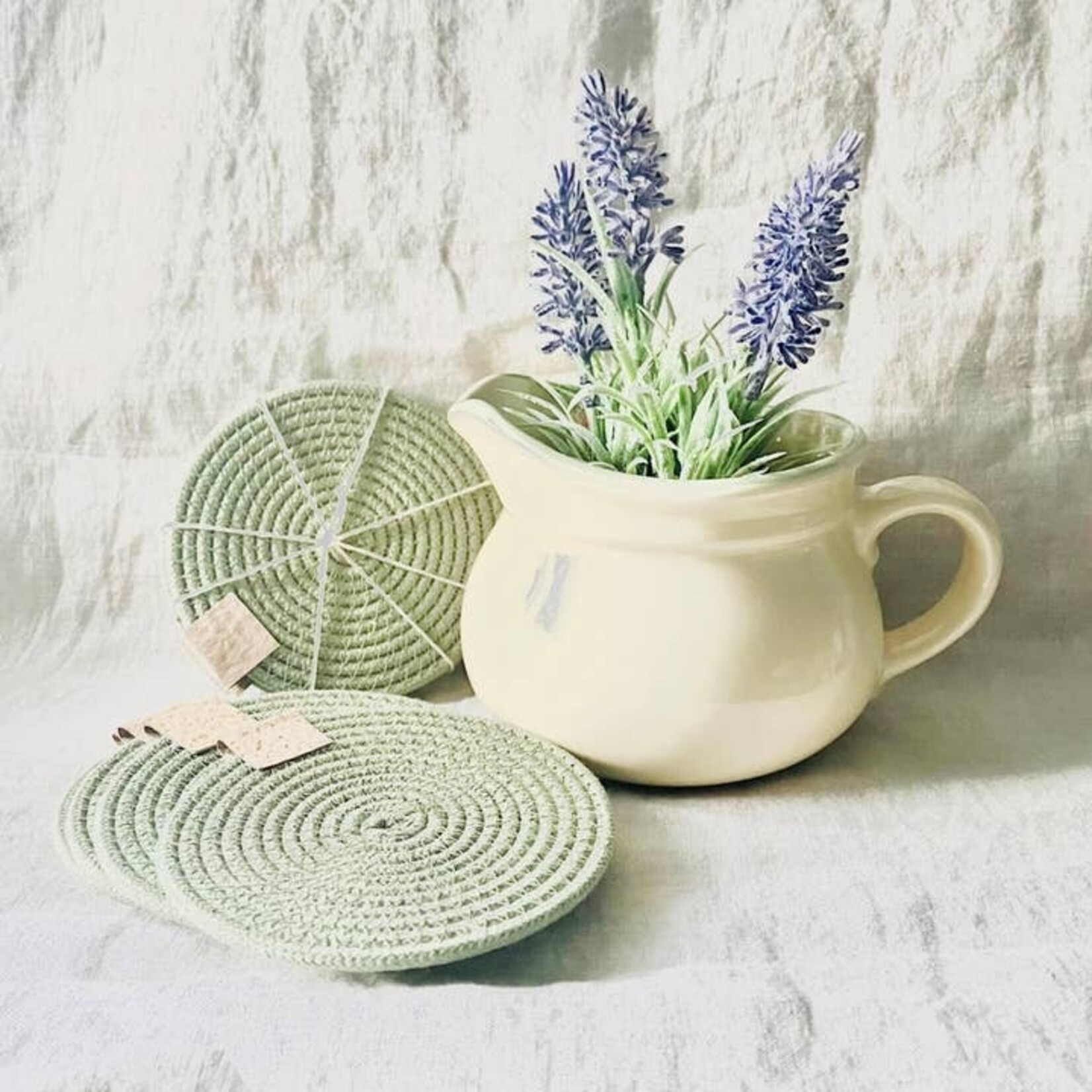 Sage Rope Bowl Gift Set