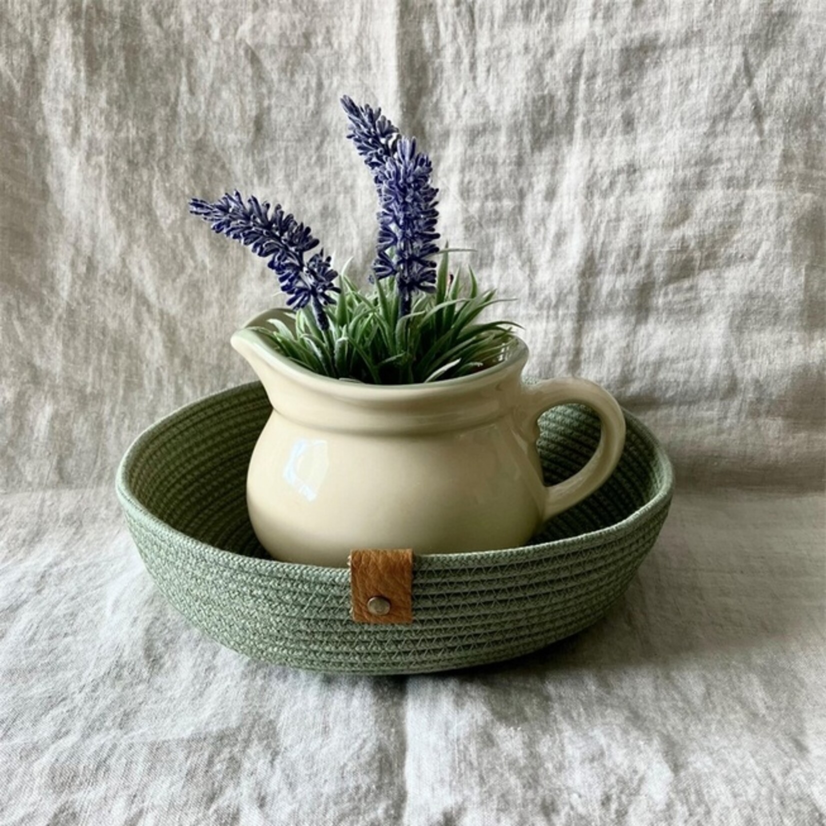 Sage Rope Bowl Gift Set