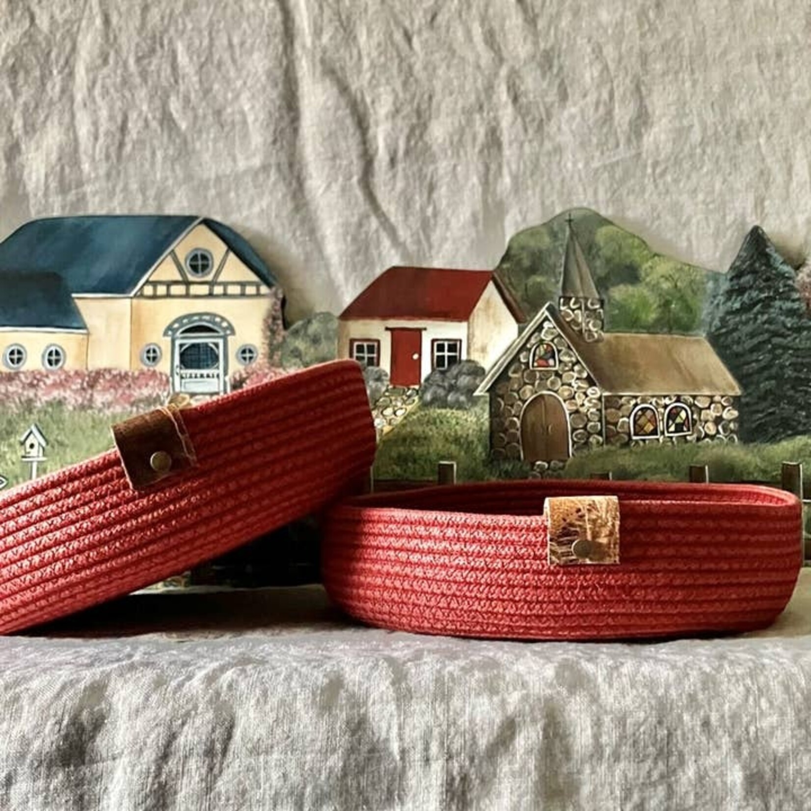 Maroon Rope Bowl Gift Set