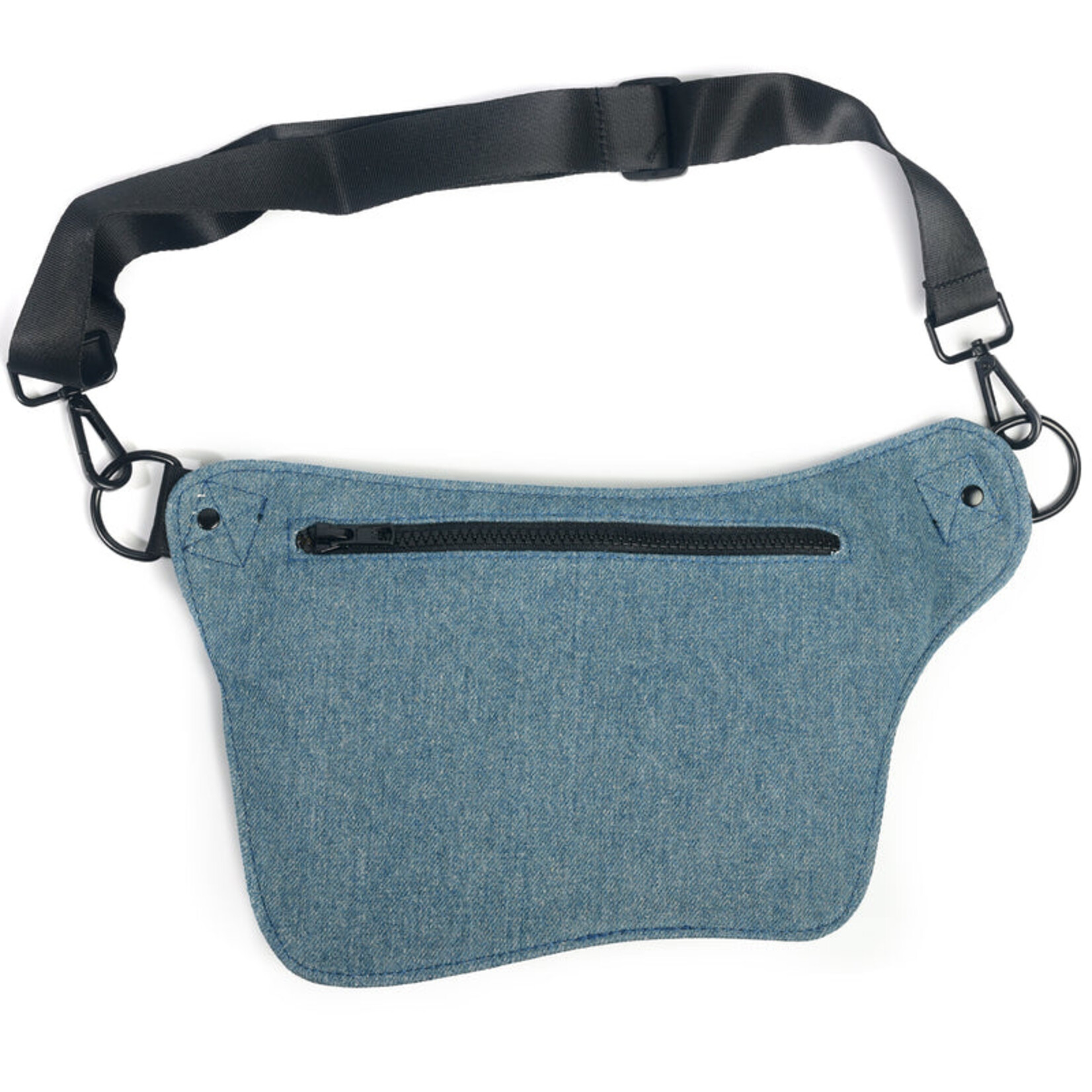 Blue Denim Hip Bag