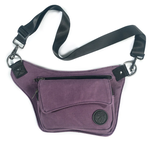 Plum Canvas Hip Bag