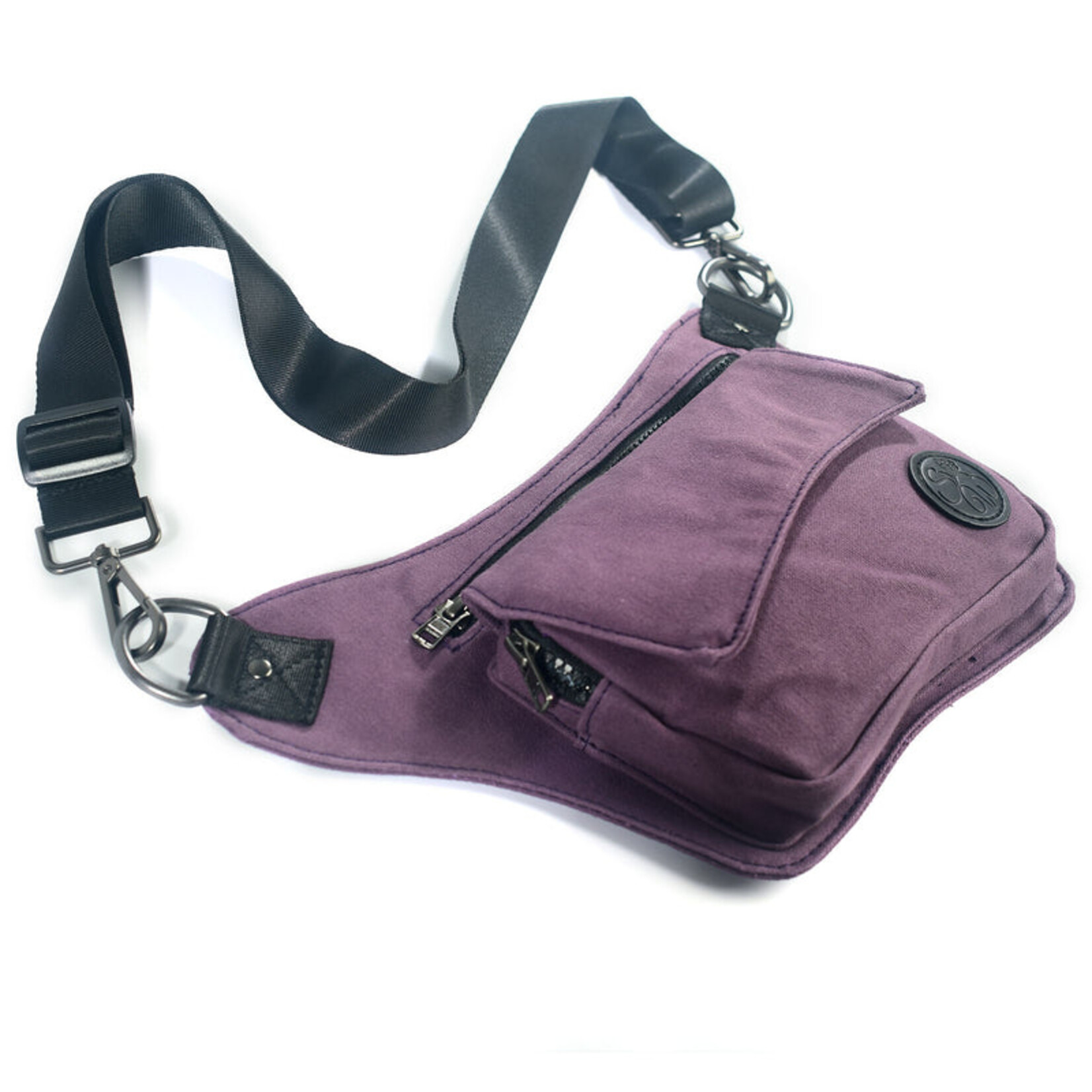 Plum Canvas Hip Bag