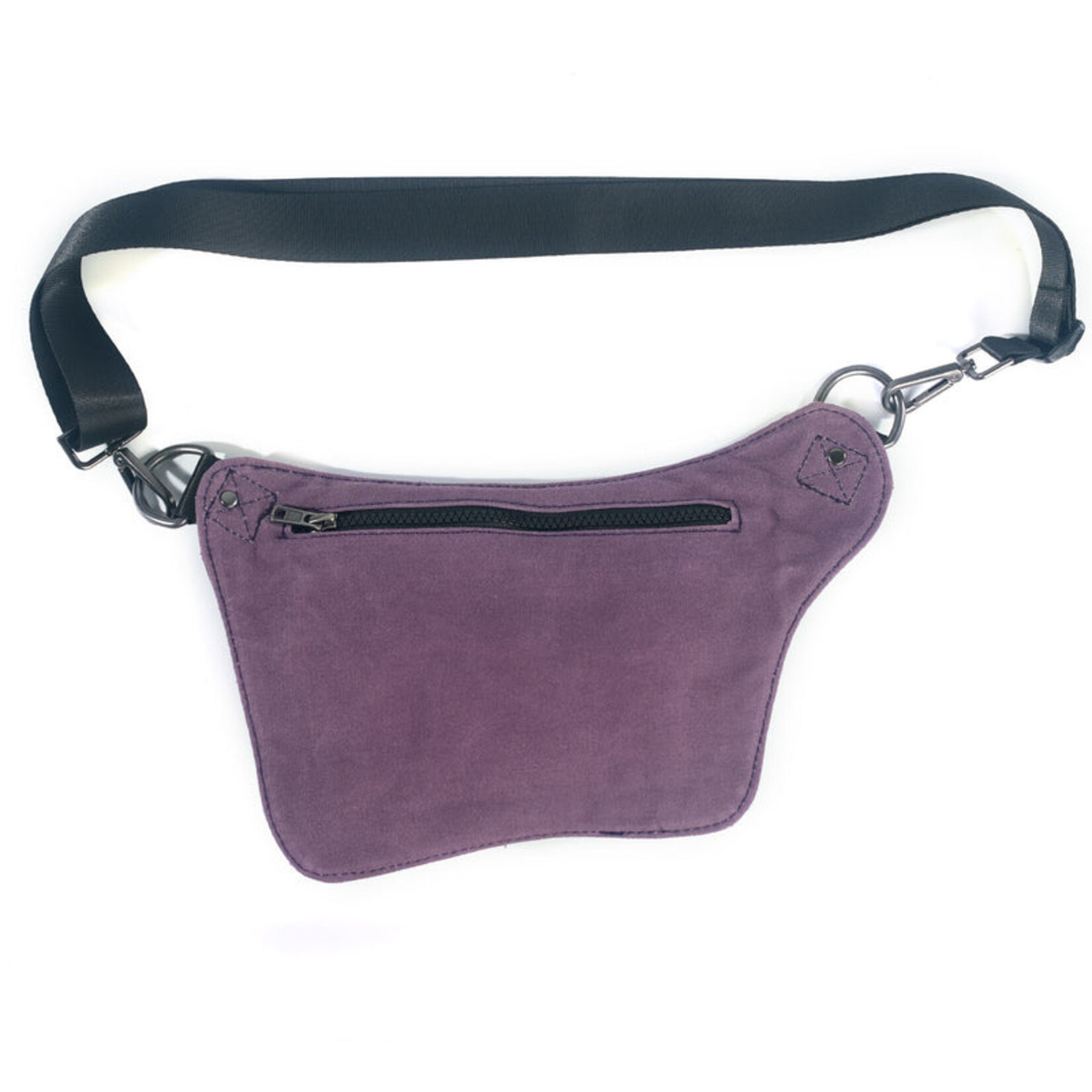 Plum Canvas Hip Bag