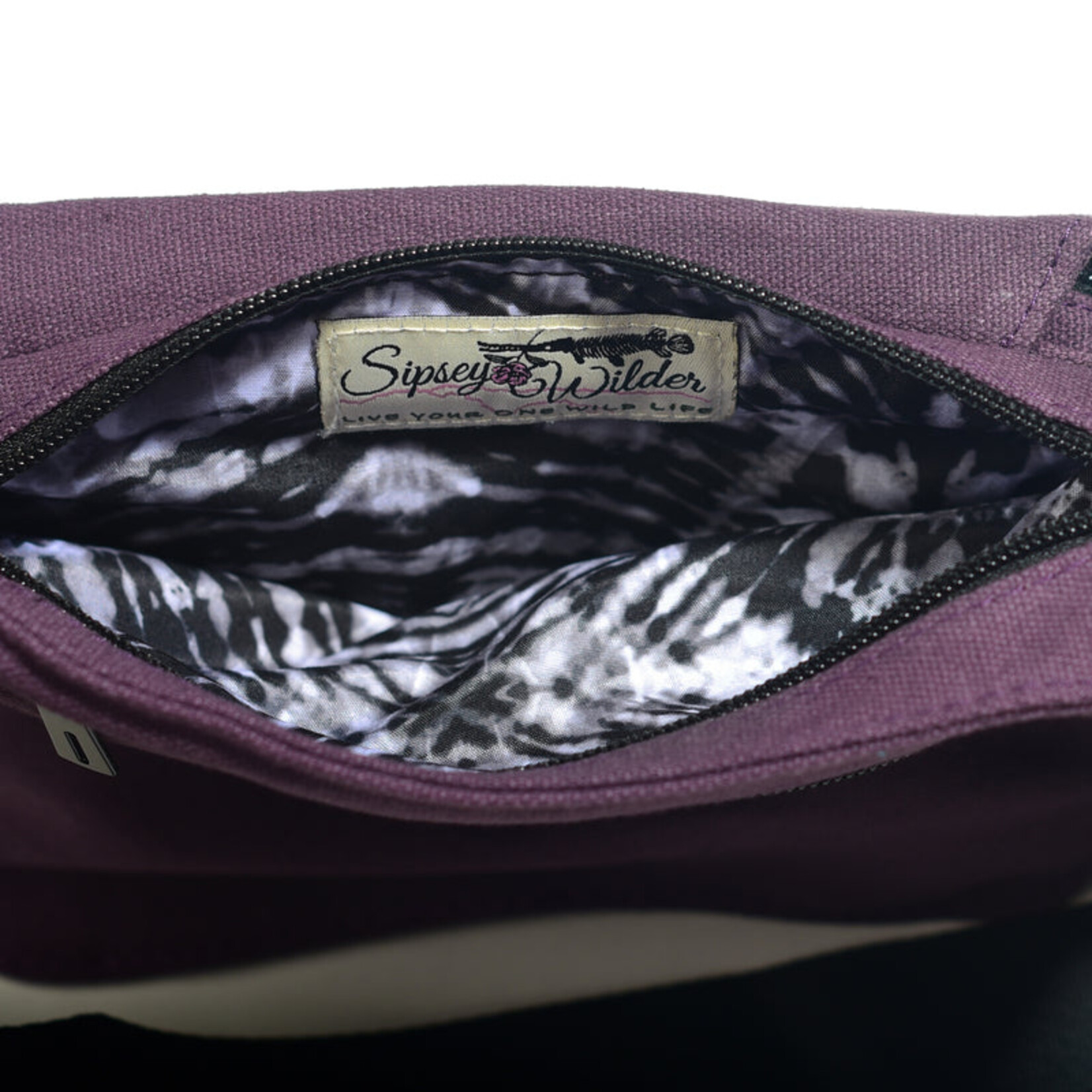 Plum Canvas Hip Bag