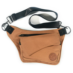 Sunlit Sand Canvas Hip Bag