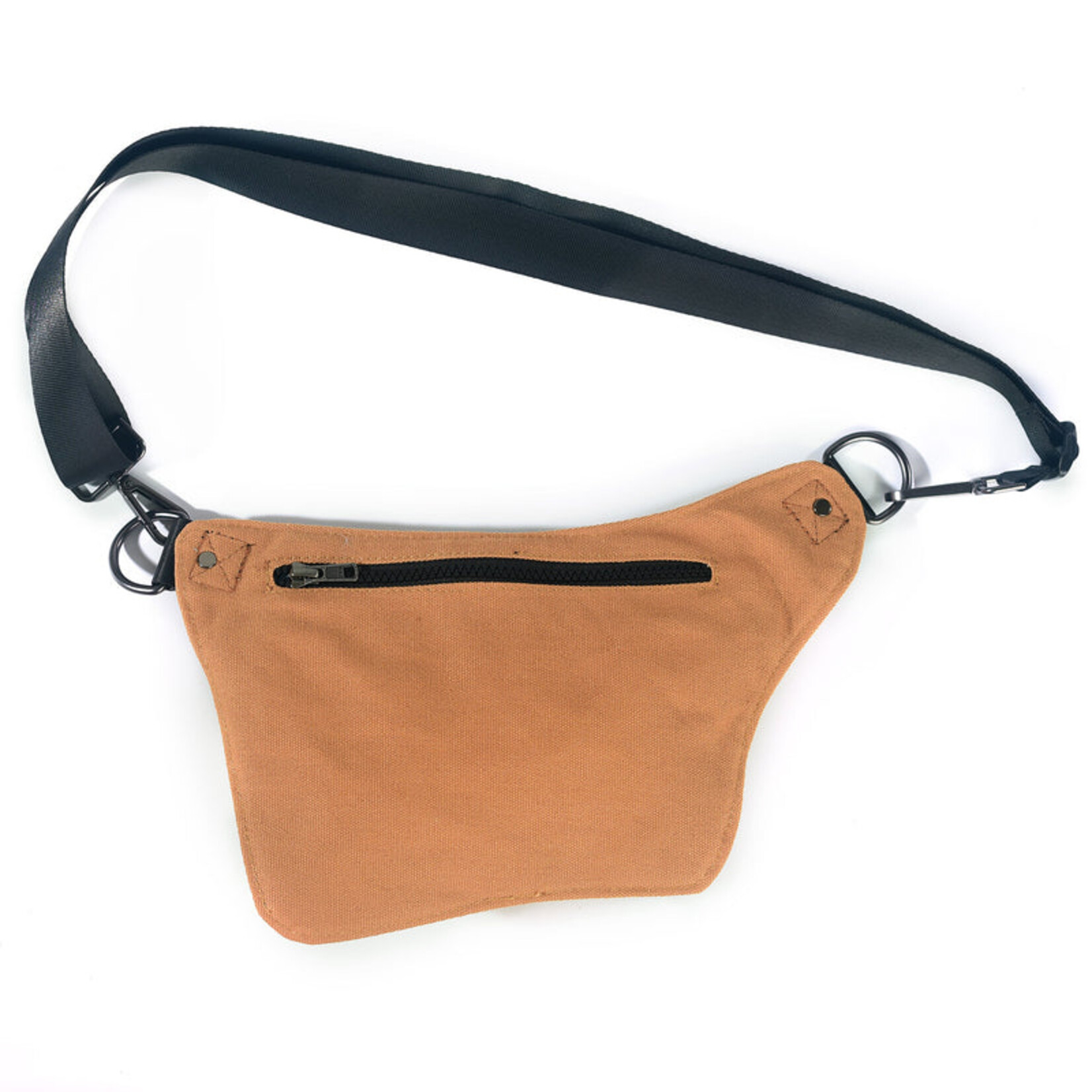 Sunlit Sand Canvas Hip Bag