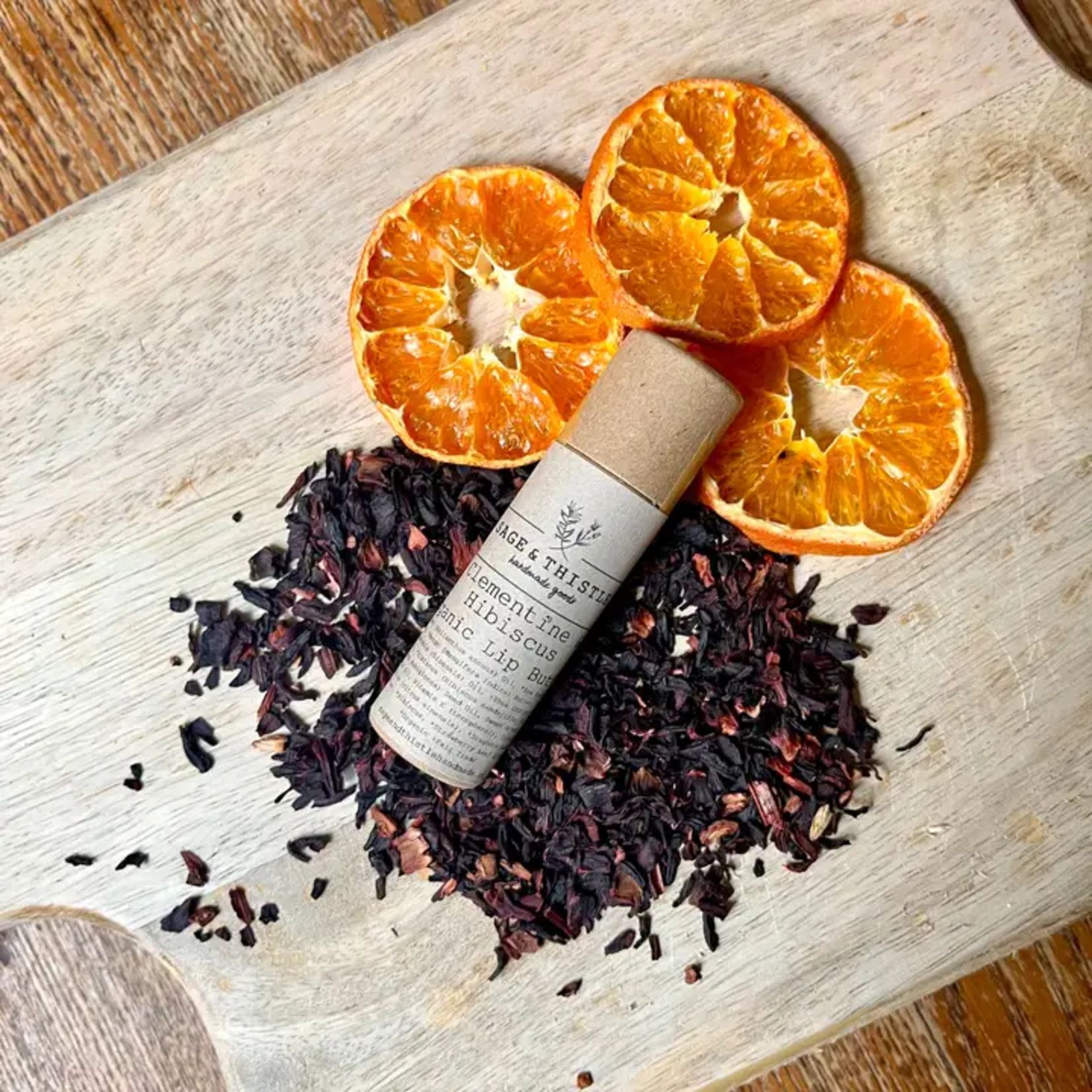 Lip Butter - Clementine & Hibiscus