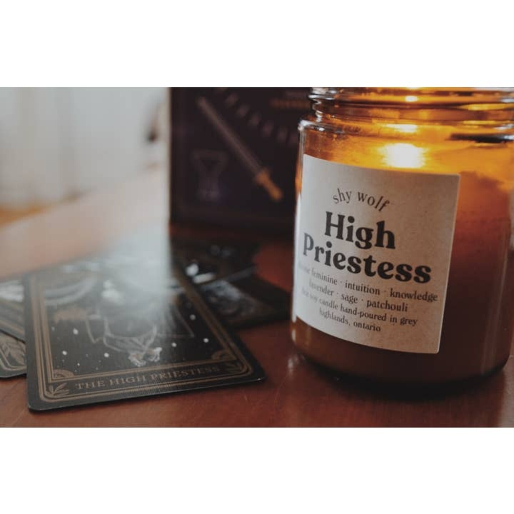 Soy Candle High Priestess Tarot