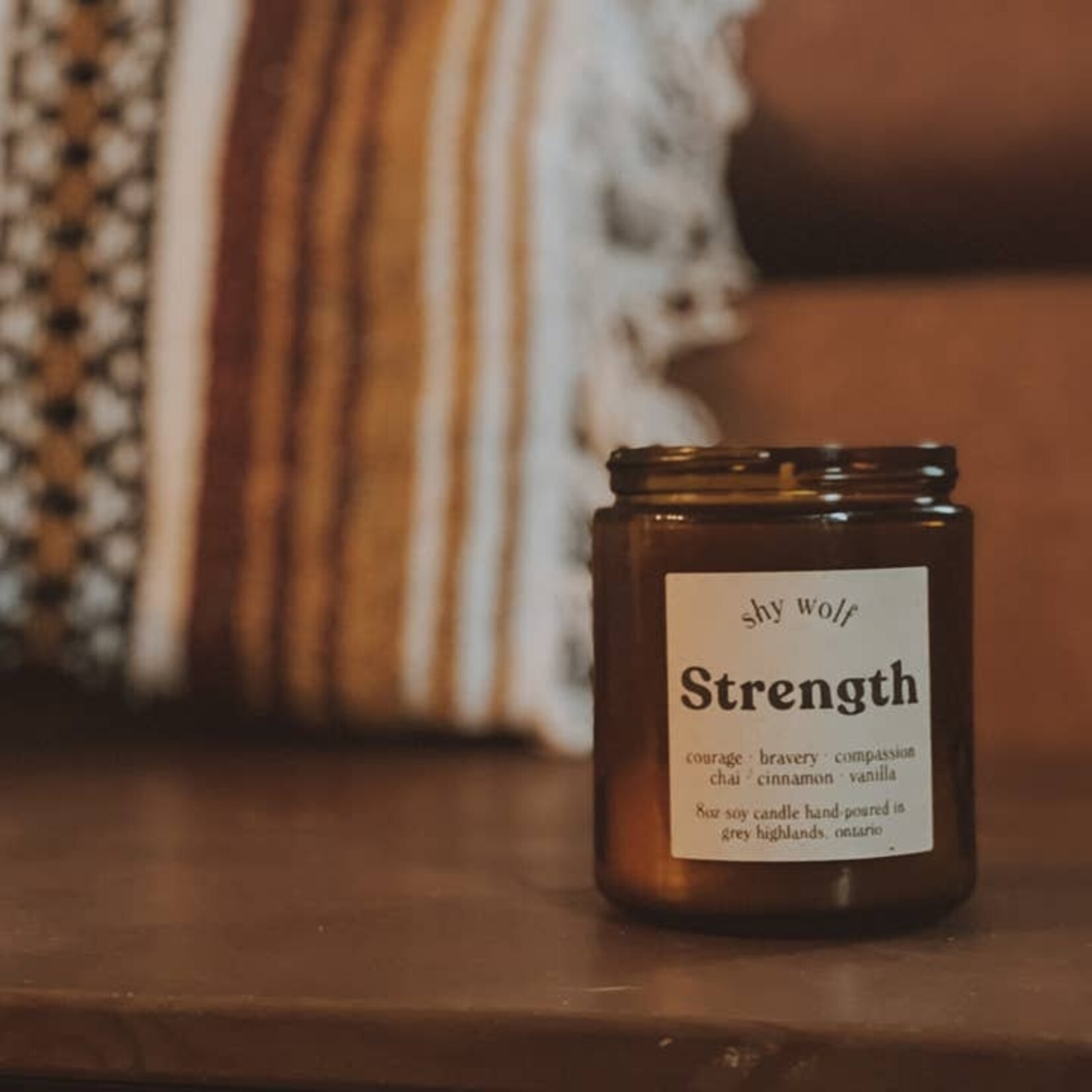 Soy Candle Strength Tarot
