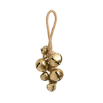 Natural Jute Rope w Gold Bells