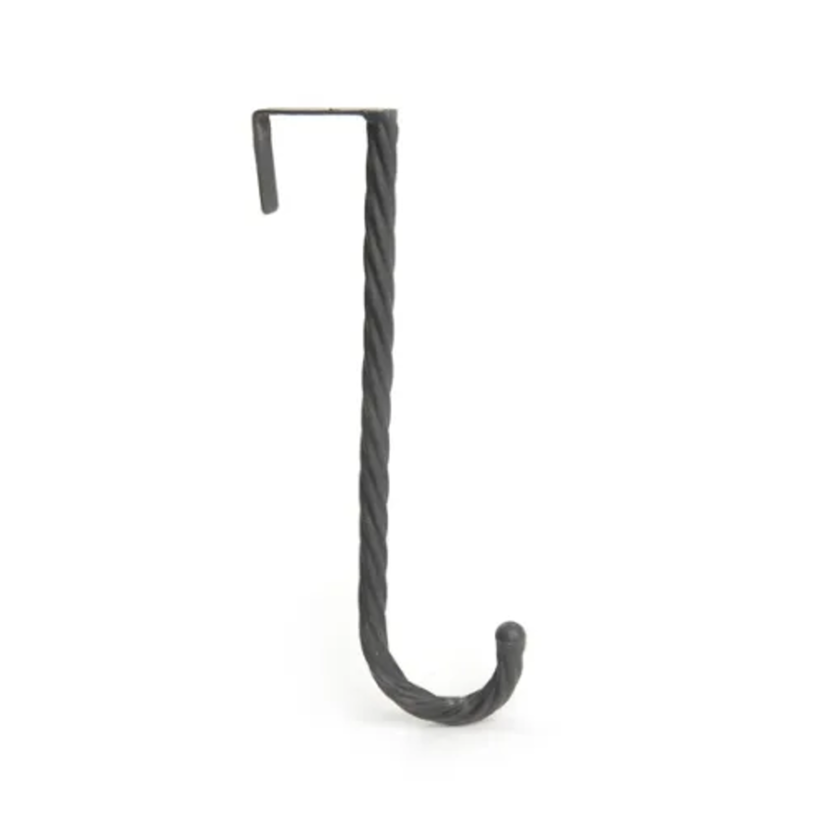 Black Twist Iron Wreath Hanger