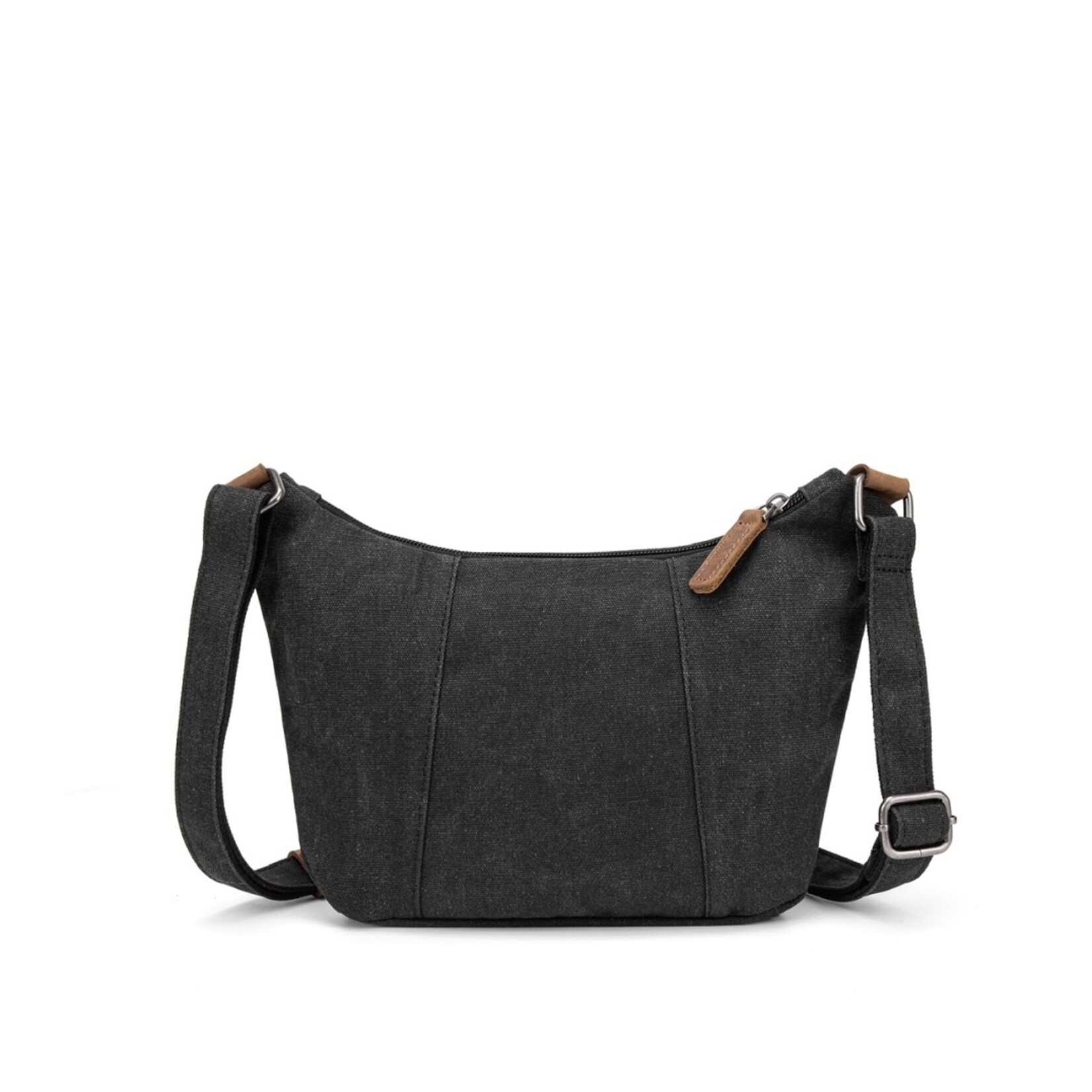 Small Green Waxed Canvas Shoulder Bag