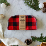 Reusable Cloth Napkins - Red & Black Check