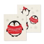 Swedish Dishcloth Holiday Penguin - Set of 2