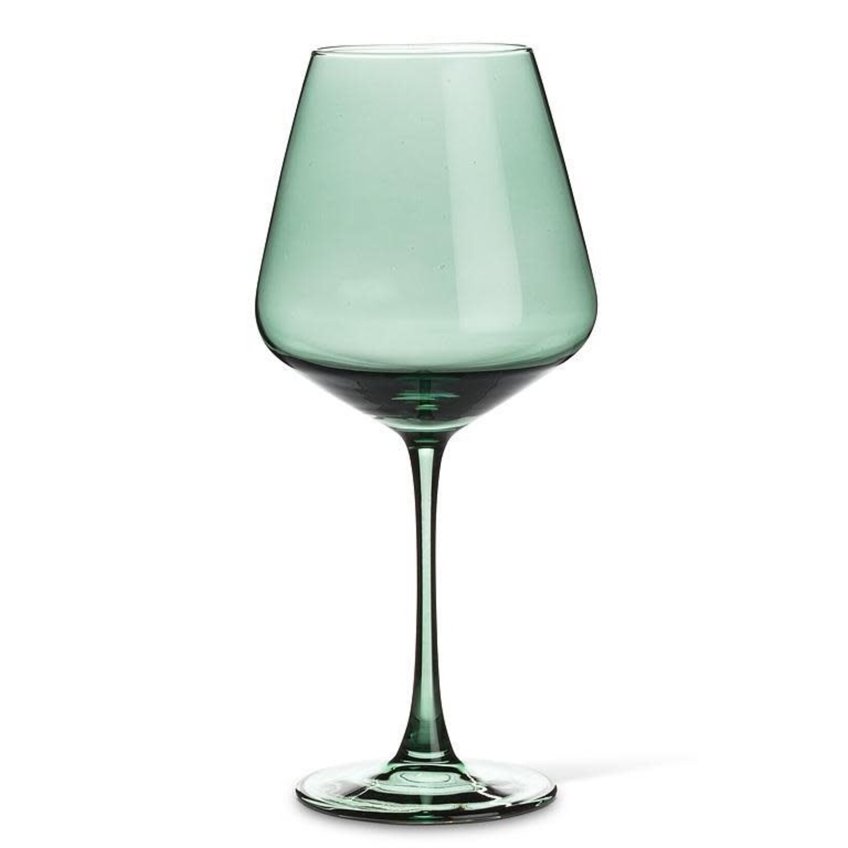 Oversized Green Wine Glass
