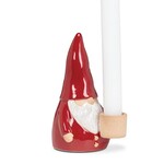 Stoneware Santa Candle Holder