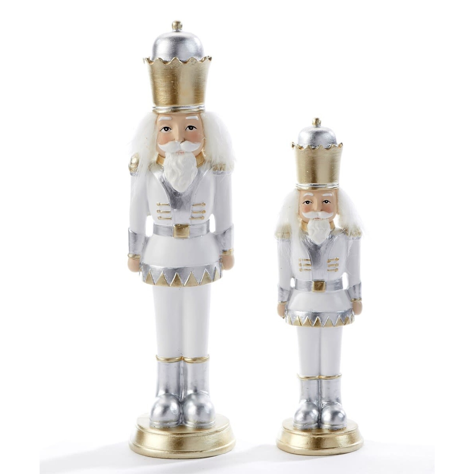 White & Gold Nutcracker - Large