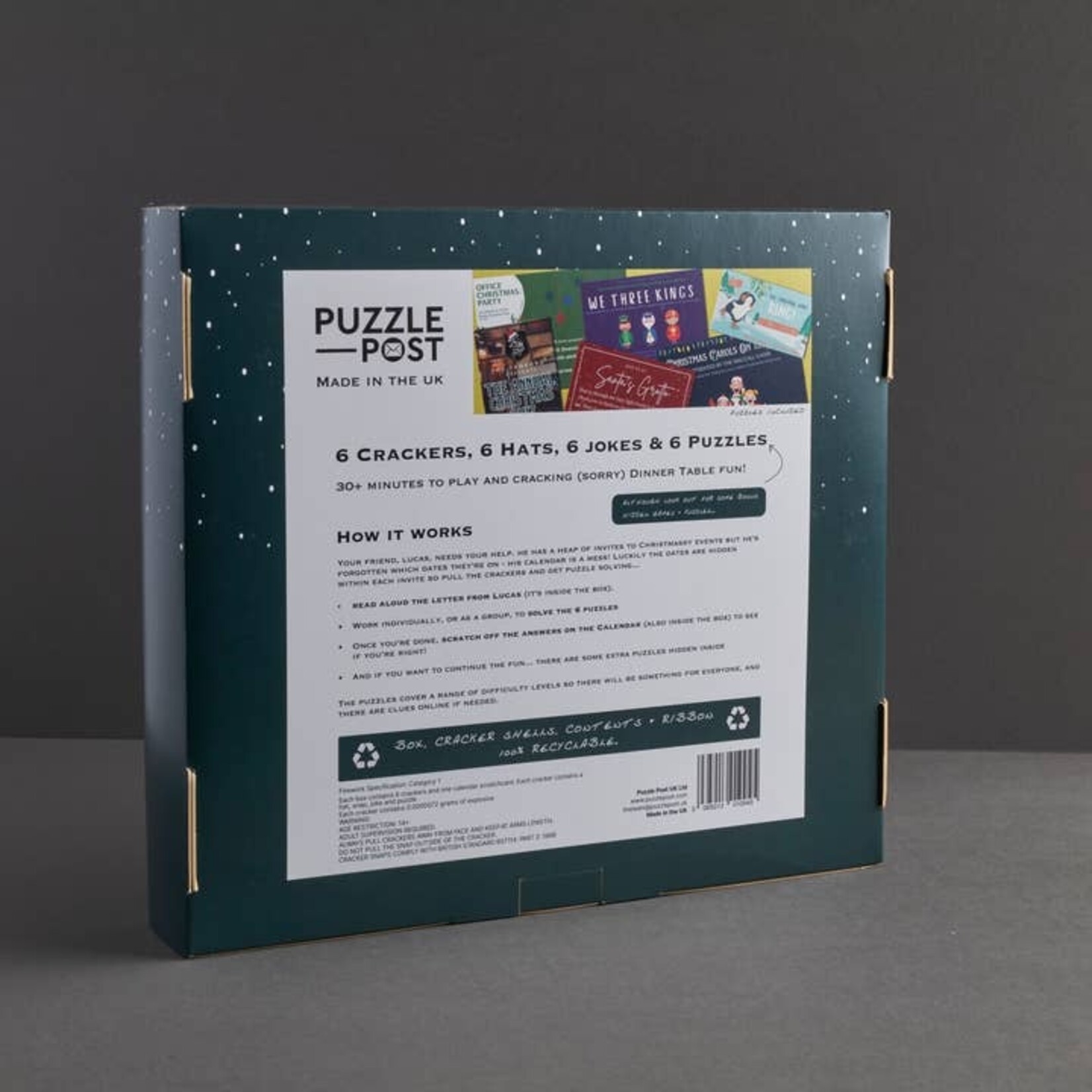 Escape Room Christmas Crackers