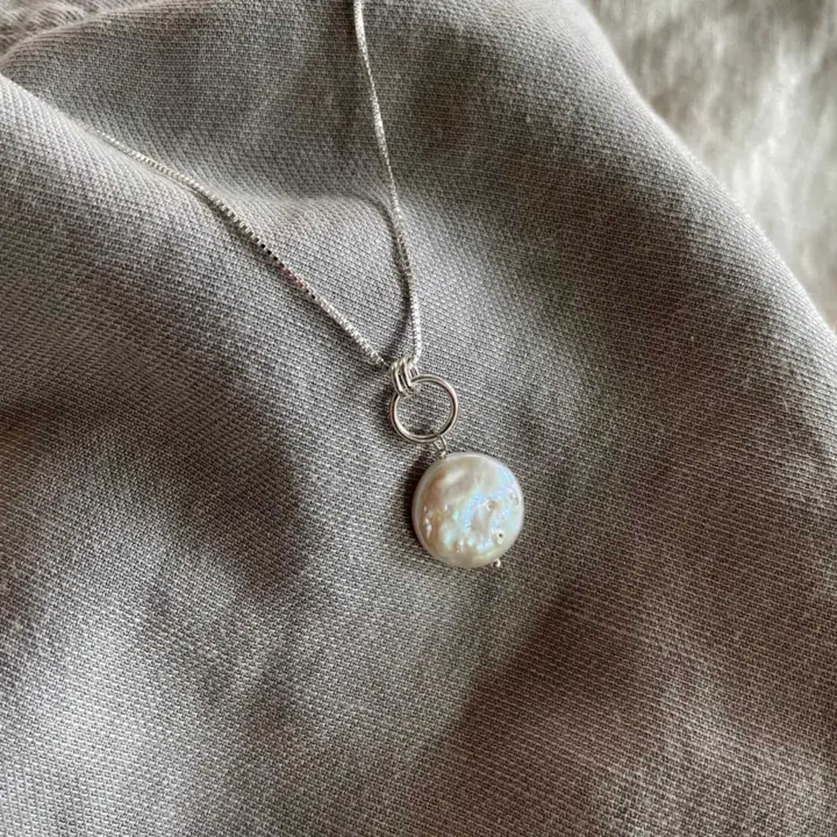 Sterling Silver & Freshwater Pearl Necklace