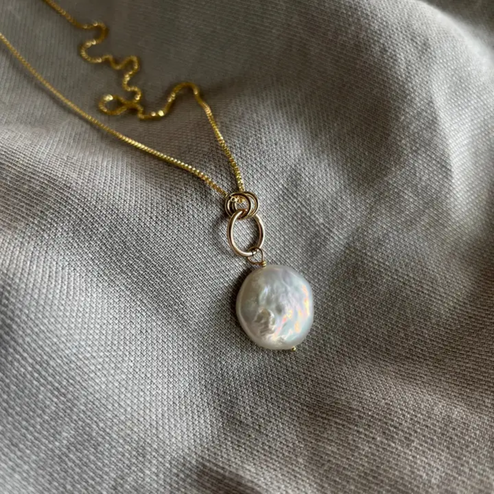 Gold & Freshwater Pearl Necklace