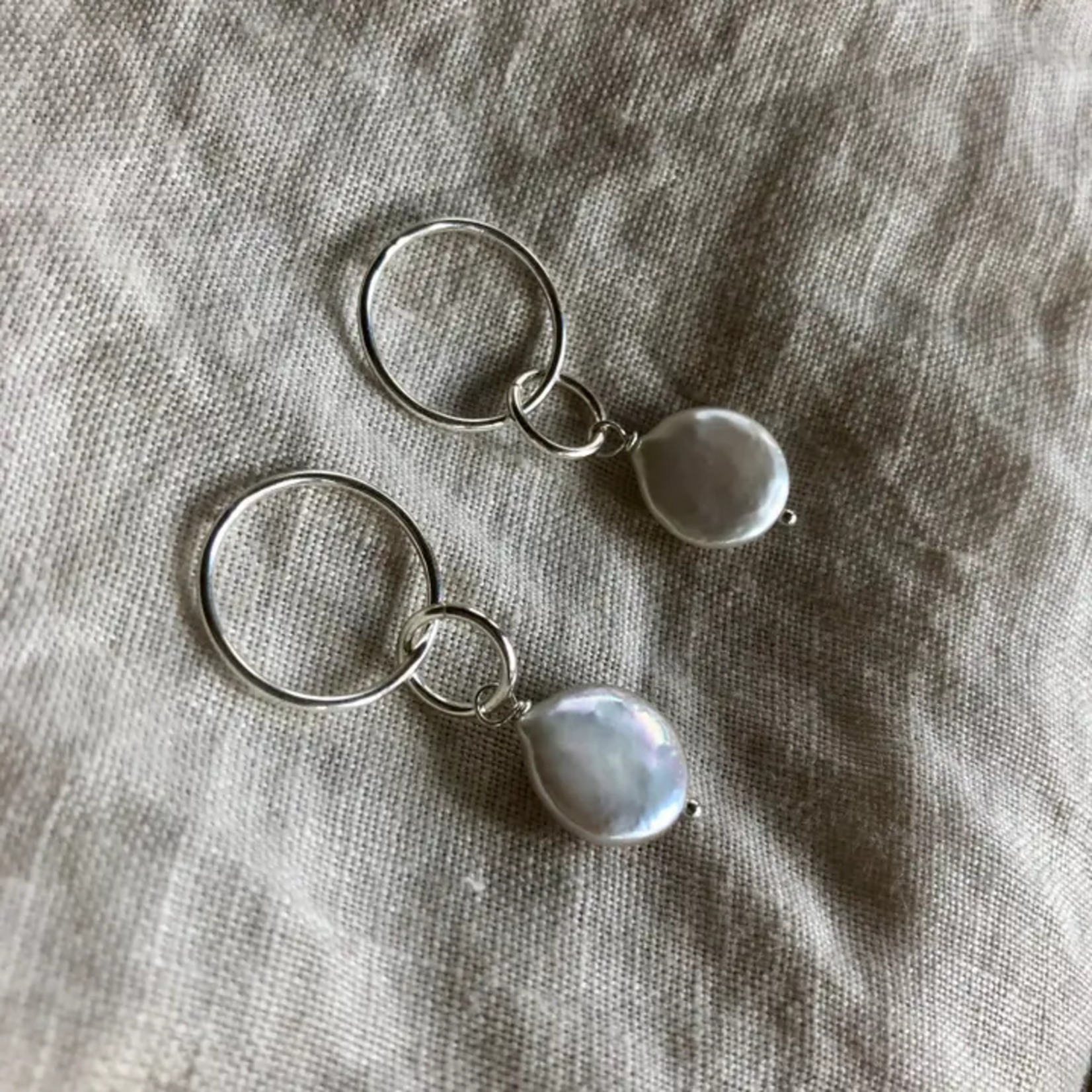 Sterling Silver & Freshwater Pearl Earrings